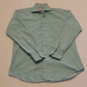 Peter Millar Aqua Casual Button Down Shirt Pre-owned